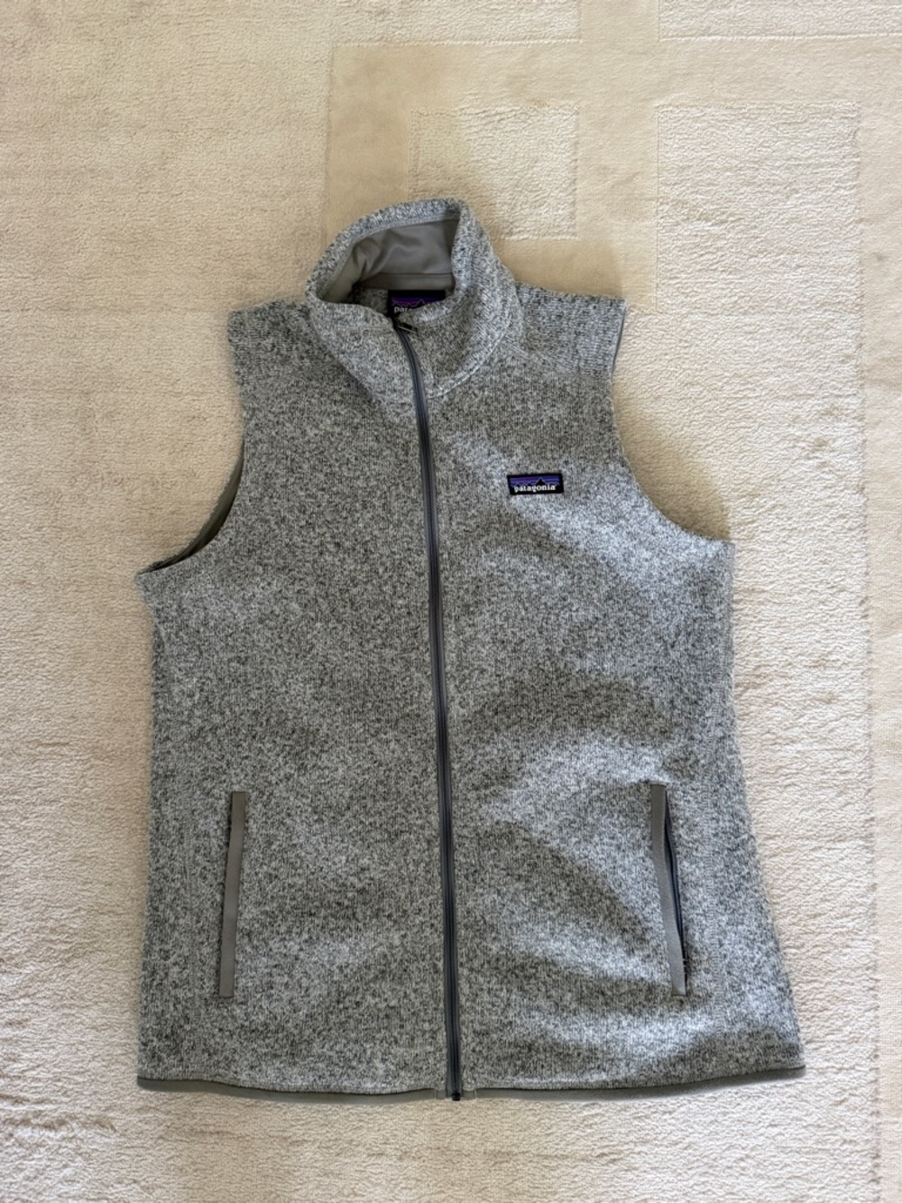 Patagonia Better Sweater Grey Fleece Vest - Full Zip